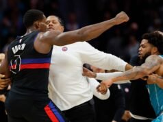 Pertarungan Pistons-Hornets mengakibatkan empat pemain dikeluarkan