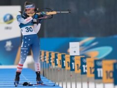 Warisan militer dari olahraga biathlon tetap hidup ketika para atlet Olimpiade menggabungkan olahraga dan pengabdian