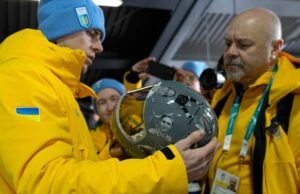 Atlet Ukraina menguji peraturan Olimpiade tentang kebebasan berekspresi – dan didiskualifikasi