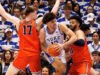 Evans dan Boozer membantu Duke No. 1 mengalahkan No. 11 Virginia 77-51 dan meraih unggulan teratas di Turnamen ACC