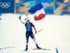 Julia Simon memimpin wanita Prancis meraih emas Olimpiade dalam estafet biathlon