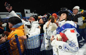 Tak satu pun dari peraih medali Olimpiade kelahiran Amerika yang akan berkompetisi di halfpipe, dengan pemenangnya adalah Eileen Gu dari Amerika