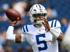 Menurut sumber AP, Colts memberikan izin kepada gelandang Anthony Richardson yang mengalami cedera untuk melanjutkan perdagangan