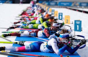 Sekilas tentang olahraga biathlon Olimpiade dalam jumlah