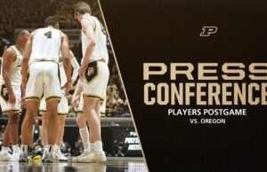 Konferensi pers pemain setelah pertandingan vs. Oregon | Bola Basket Putra Purdue – Pembuat Boiler Purdue