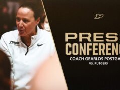 Konferensi pers pasca pertandingan Pelatih Katie Gearld melawan Rutgers | Bola Basket Wanita Purdue – Pembuat Boiler Purdue