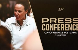 Konferensi pers pasca pertandingan Pelatih Katie Gearld melawan Rutgers | Bola Basket Wanita Purdue – Pembuat Boiler Purdue
