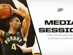 Sesi Media Trey Kaufman-Renn vs Michigan | Bola Basket Putra Purdue – Pembuat Boiler Purdue