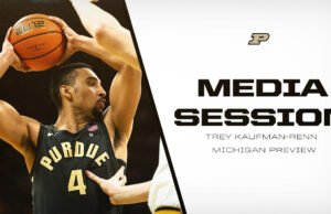 Sesi Media Trey Kaufman-Renn vs Michigan | Bola Basket Putra Purdue – Pembuat Boiler Purdue