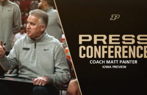 Konferensi pers Pelatih Matt Painter melawan Iowa | Bola Basket Putra Purdue – Pembuat Boiler Purdue