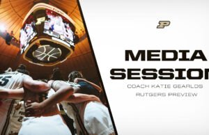 Sesi media Pelatih Katie Gearld vs. Rutgers | Bola Basket Wanita Purdue – Pembuat Boiler Purdue