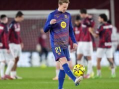 Resmi: Barcelona mengonfirmasi bahwa gelandang kuncinya akan absen selama lima hingga enam minggu karena cedera