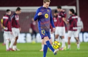 Resmi: Barcelona mengonfirmasi bahwa gelandang kuncinya akan absen selama lima hingga enam minggu karena cedera