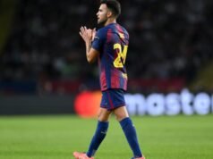 Bek Barcelona itu mengalami masalah otot saat melawan Girona; Perasaan awal tidak positif