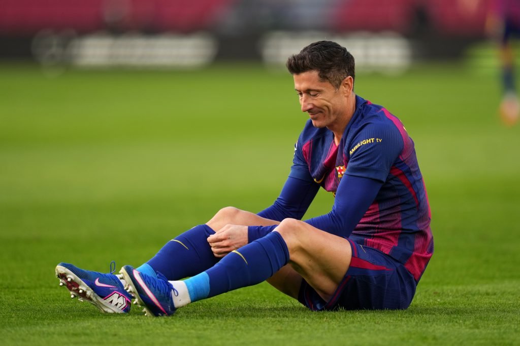 Robert Lewandowski dari FC Barcelona