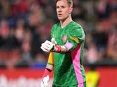 Pemain pinjaman Barcelona Ter Stegen kembali ke fasilitas klub untuk memulihkan diri dari operasi