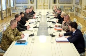 Ukraina: Zelensky menerima Menteri Pertahanan Prancis Catherine Vautrin. Pertemuan tersebut berfokus pada “kebutuhan Ukraina dalam memperkuat pertahanannya”