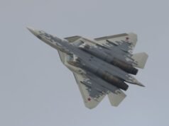 Sukhoi Su-57E terlihat di Aljazair
