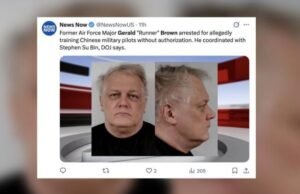 Perwira Angkatan Udara, pilot F-16… Siapakah Gerald Brown, orang Amerika yang dituduh melatih tentara Tiongkok melawan Amerika Serikat?