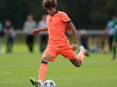 Pemain pinjaman Barcelona itu mengalami cedera paha saat debutnya untuk klub baru