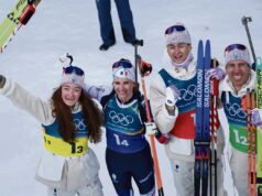 Olimpiade Musim Dingin 2026: estafet biathlon campuran, medali emas pertama bagi Prancis