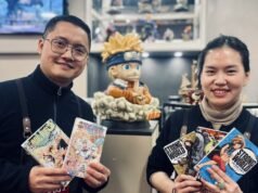 kafe manga Gomé Tea baru saja dibuka