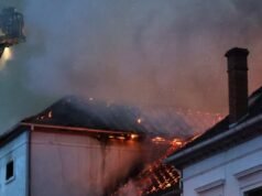 Selestat. Api melahap bangunan ikonik