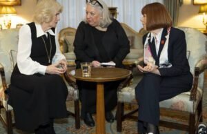 Inggris Raya. Gisèle Pelicot diterima oleh Ratu Camilla di kediamannya di Clarence House di London