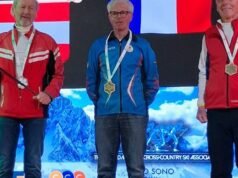 Ranspach. André Grob, pria berusia delapan tahun yang tak kenal lelah, meraih emas di lereng ski