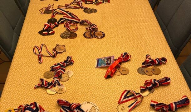 Hujan medali di Martine Gruyère!