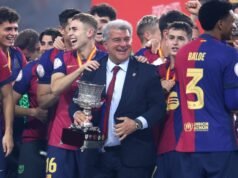 Laporta mengucapkan selamat tinggal di ruang ganti Barcelona dan menerima dukungan publik dari Flick menjelang pemilu