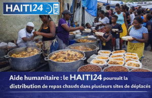 Bantuan kemanusiaan: FAES melanjutkan distribusi makanan hangat di beberapa lokasi pengungsi. Berita terbaru dari Haiti: politik, keamanan, ekonomi, budaya.