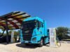 Afrika sedang menguji pengisian tenaga surya untuk truk-truk besar
