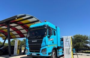 Afrika sedang menguji pengisian tenaga surya untuk truk-truk besar