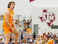 Lima pelompat putra memimpin 19 entri kejuaraan dalam ruangan NCAA UT