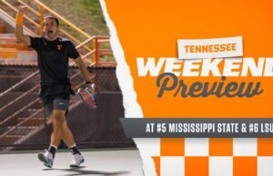 Pusat Tenis Putra: Tennessee, #5 Negara Bagian Mississippi, #6 LSU
