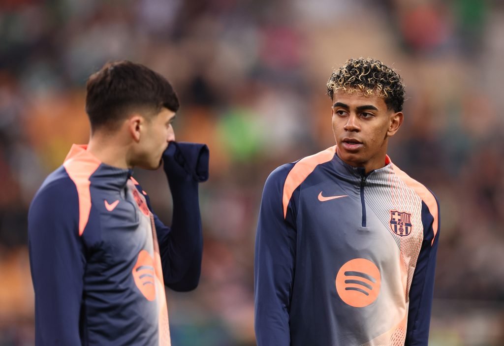 Pedri dan Lamine Yamal dari FC Barcelona