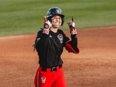 Talley menerima penghargaan D1 Softball National Freshman of the Week dan penghargaan ACC Freshman of the Week.