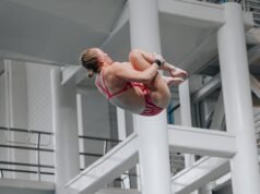 Pack Diving berpartisipasi dalam hari kedua Kejuaraan Zona B NCAA