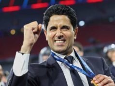 Presiden PSG Nasser Al-Khelaifi tetap ditempatkan di Qatar karena perang Iran yang semakin intensif