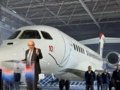 Dengan Falcon 10X, Dassault memperkenalkan pesawat bisnis terbesarnya di dunia