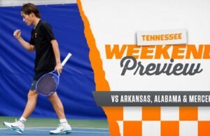 Pusat Tenis Putra: Tennessee vs. Arkansas, Alabama, Mercer