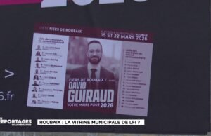 Kota: Di Roubaix, Insoumis David Guiraud difavoritkan untuk memenangkan balai kota