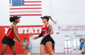 Broadfoot dan Osuigwe menerima penghargaan ACC Doubles Team of the Week keempat mereka musim ini