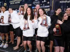 NC State memulai kejuaraan nasional dengan finis lima besar estafet