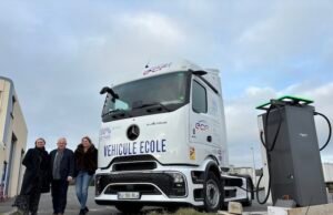 Truk listrik pertama di sekolah mengemudi ECF