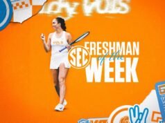 Scott menerima penghargaan SEC Freshman of the Week.