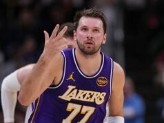 Luka Doncic mencetak 41 poin dan melakukan pelanggaran teknisnya yang ke-16 dalam kemenangan Lakers 116-99 atas Nets