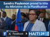 Sandra Paulemon mengambil alih kepemimpinan Kementerian Perencanaan. Berita terbaru dari Haiti: politik, keamanan, ekonomi, budaya.