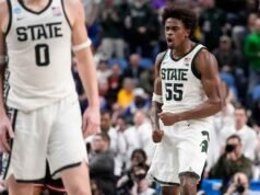 Carr dan Fears memimpin Michigan State yang dipimpin Izzo ke Sweet 16 ke-17 dengan kemenangan 77-69 atas Louisville